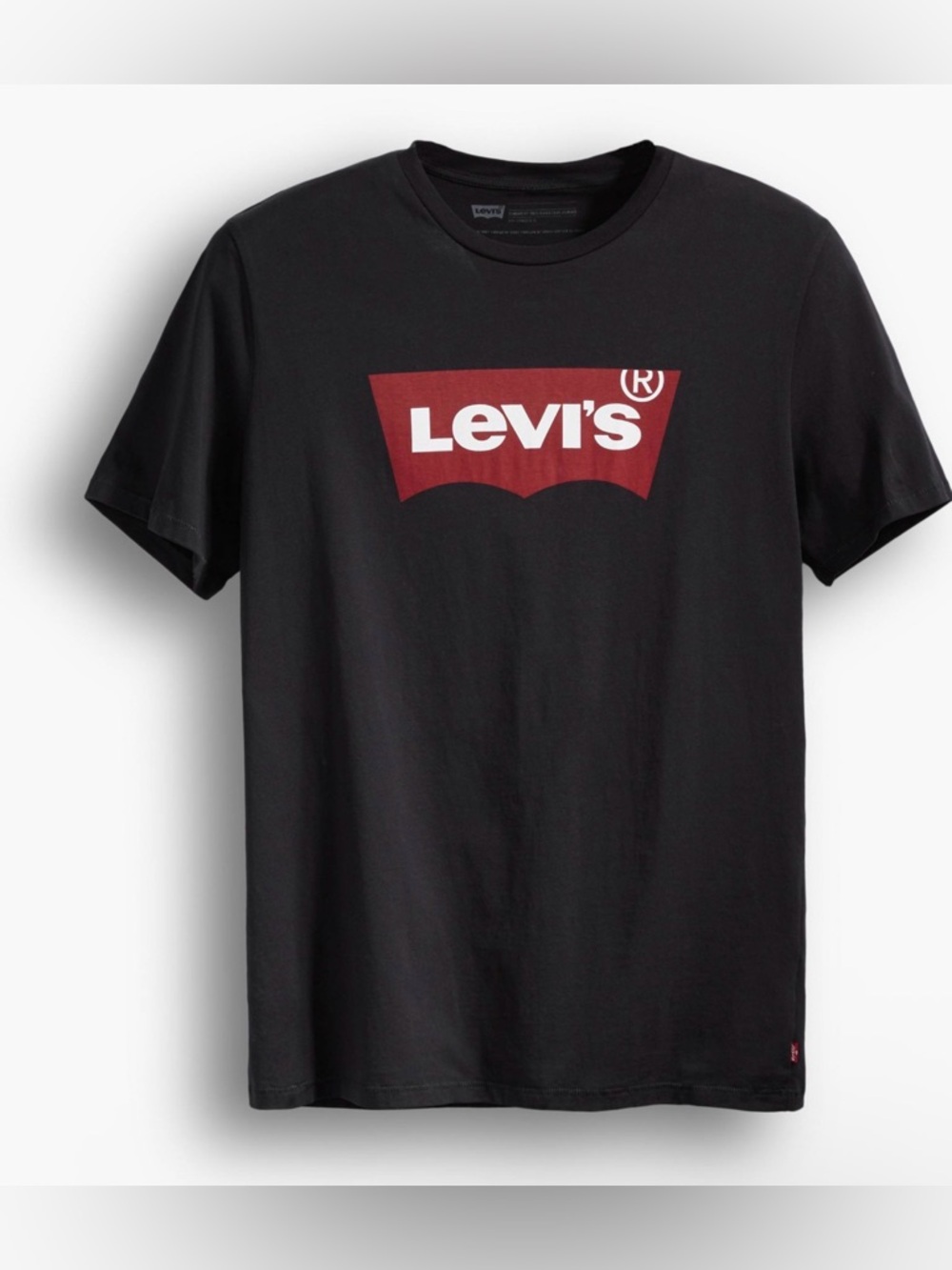 Levi's Men's Black Logo Graphic T‑Shirt - Red Logo size: XXL